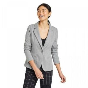 a new day Women's Light Gray Blazer